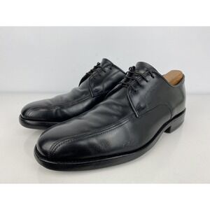 E‎ Vogel Bespoke Custom Made Men Oxford Dress Shoes Black Size 7 Made In NYC